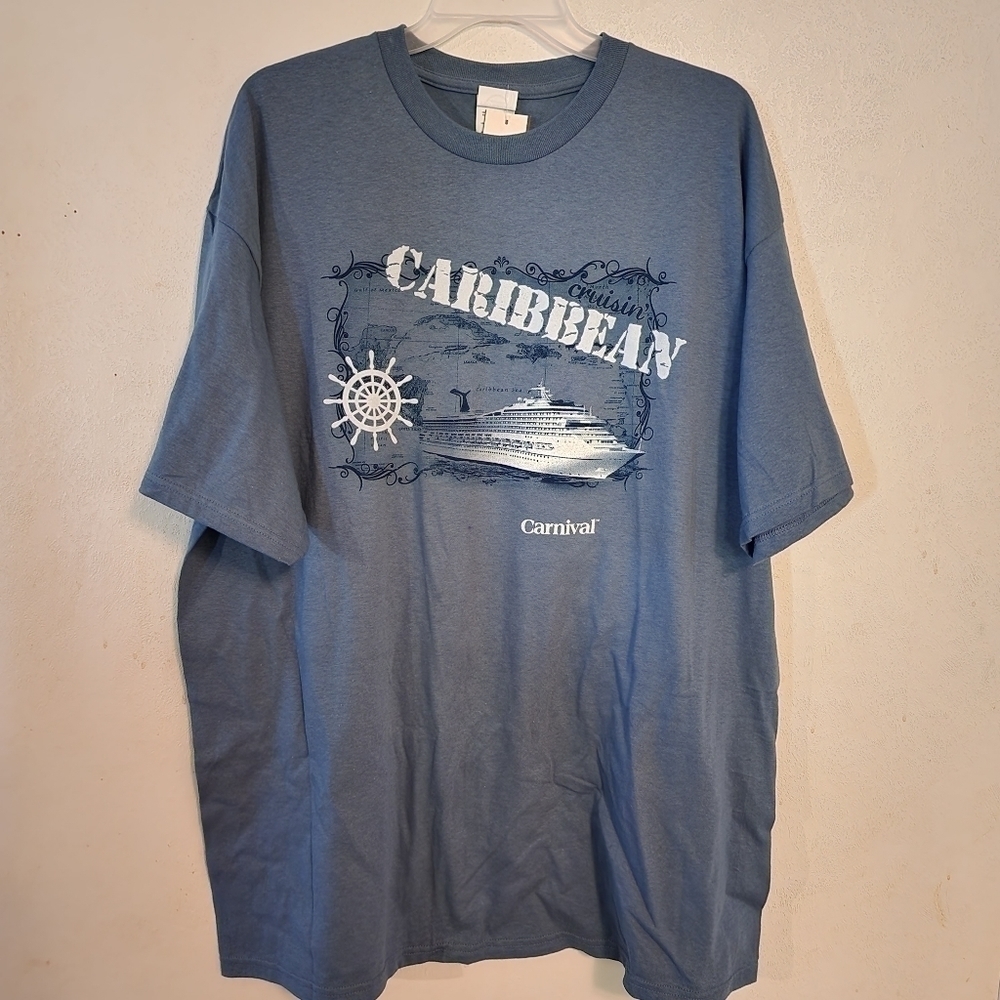 Carnival Caribbean Crusin Short Sleeve Shirt 2XL- Delta Pro Weight